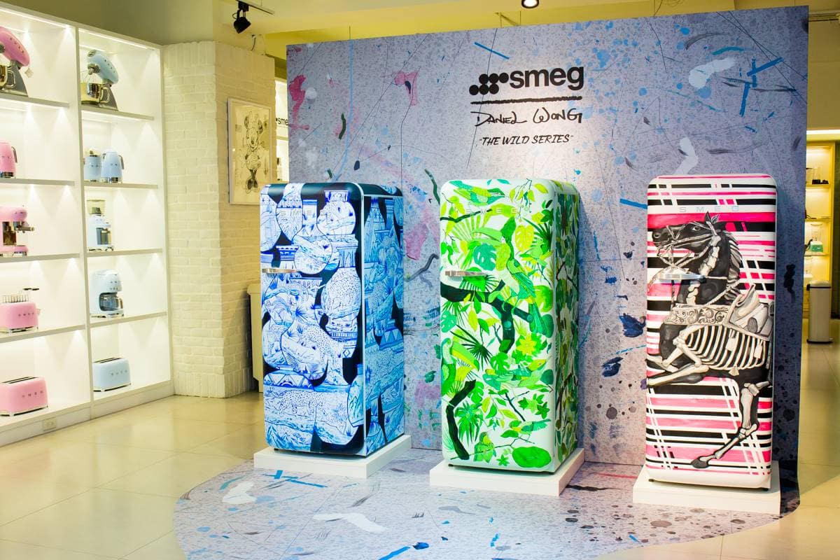 全球限量三台！义大利美学家电Smeg X时尚印花设计师Daniel Wong携手推出艺术手绘冰箱